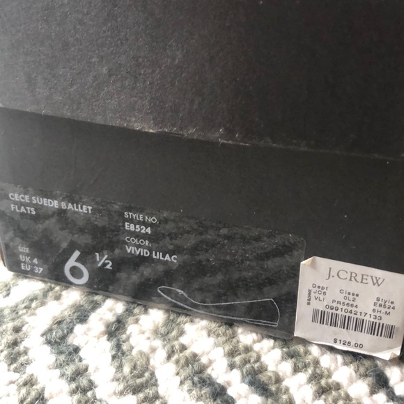 J Crew Cece Suede Ballet Flats 6.5 - Picture 8 of 8